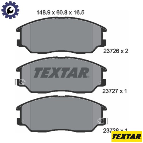Brake pad set disc - pad,