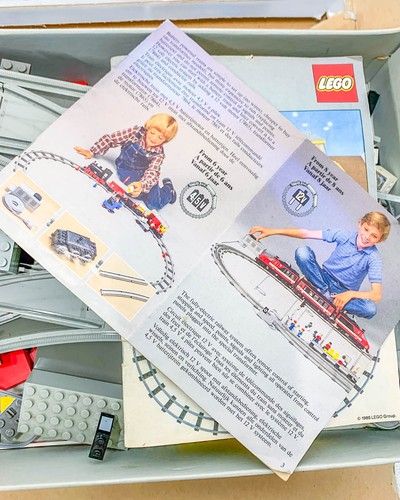 Vintage lego 7735 freight - vintage,