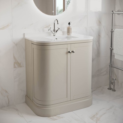 800mm beige curved - 800mm,