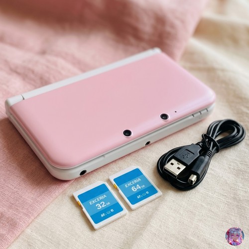Nintendo 3ds pink white - nintendo,
