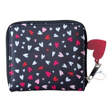 Girls Purse With Zip Love Heart Purse Wallet Girls Coin Purse with Card Slots