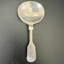 Silver Plate Tea Caddy Spoon