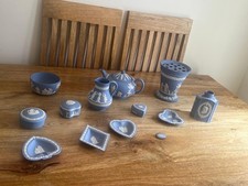 Collection of vintage blue