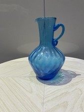 Bud Vase Pitcher Art Glass Ice