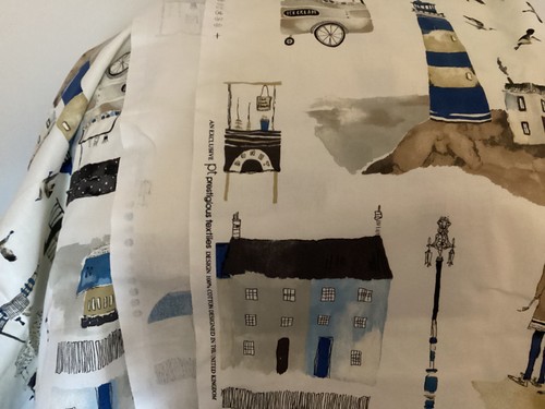 Seaside coastal fabric - seaside/coastal,