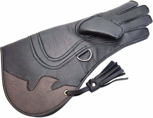 Extra long leather - long, falconry