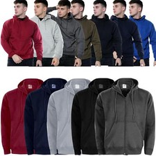 Mens Plain Sweatshirt Hoodie