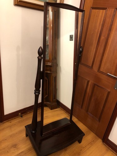 Stag dark wood mirror and - wood ,