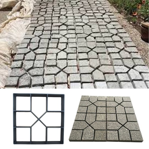 Concrete paving mould - concrete, reusable