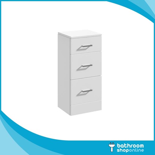 350mm draw gloss white - 350mm,