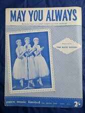 Vintage Sheet Music May You