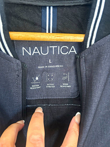 Nautica men grey bomber - men's,