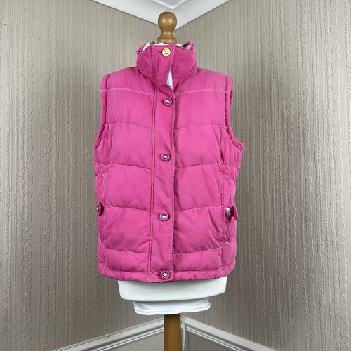 Joules pink higham gilet body - pink,