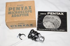 Asahi Pentax Vintage Microscope Adapter M42 Mount  Boxed w/ Manual