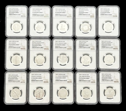 2009 the 50p silver - silver, proof