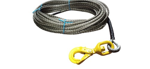 9mm synthetic winch rope - winch, with