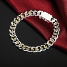 Solid 925 Sterling Silver 10mm