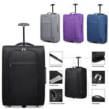 Soft Trolley Travel Case Bag Ryanair Cabin Hand Luggage Suitcase 2 Wheels