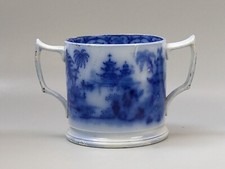 Flow Blue Transfer Cider Mug Cork Edge & Malkin Singa