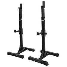2PCS Adjustable Squat Rack