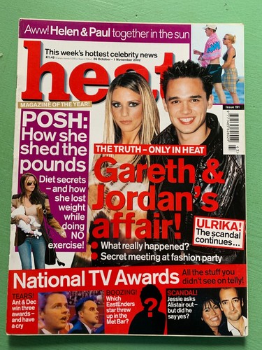 Heat october 2002 - heat, gareth
