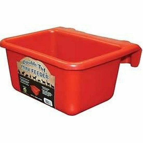 Double tuf mini feeder red - double,