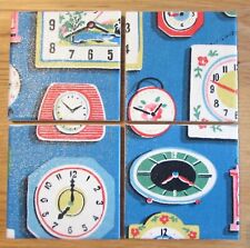 CATH KIDSTON 'CLOCKS BLUE' -
