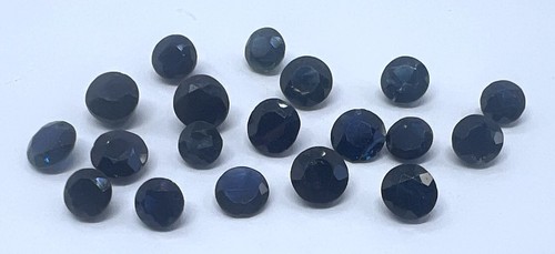 Natural round sapphires aprx - round,