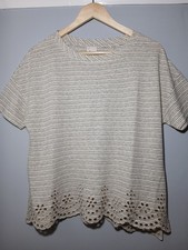 Anthropologie Cream/grey