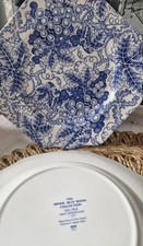 A Pair of Vintage 9 Inch Plates From The Spode Blue Room Collection GRAPES.
