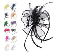 Looped Pearls Fascinator Alice