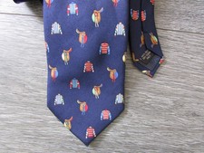 Horse Racing Jockey's Shirts Tops Colours & Saddle Silk Tie by Bid Designs