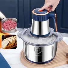 5L Household Electric Meat Grinder Powerful Stainless Steel Blade Food Processor
