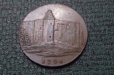 SUCCESS TO THE BAY TRADE , HALF PENNY TOKEN , 1794  (NF373)