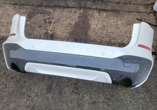BMW X1 M SPORT F48 2014-2018 REAR BUMPER IN WHITE GENUINE 