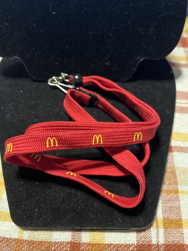 Vintage mcdonalds red yellow - red,