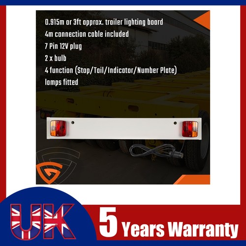 3ft trailer light board with - light,