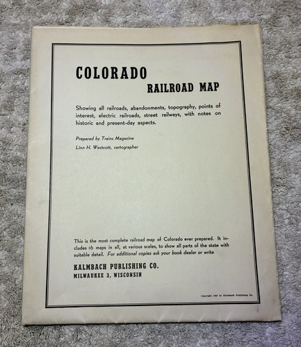 Colorado railroad map - colorado,