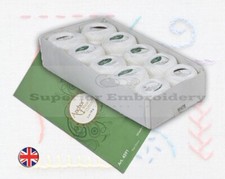 10 White Anchor Pearl Cotton Crochet Ball Size N.8 Embroidery Thread UK Free P&P