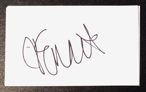 Jessica ennis signed - signed, 5"x3"