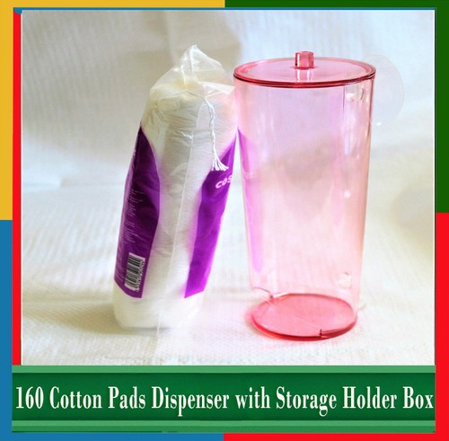 Cotton pad dispenserwith - cotton, 160