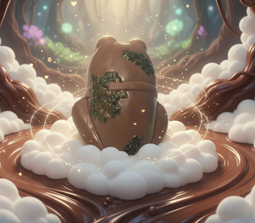 The chocolate croaker - croaker, milk