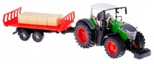 Tractor with Trailer & Straw -