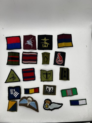 Various military cloth - military, badges