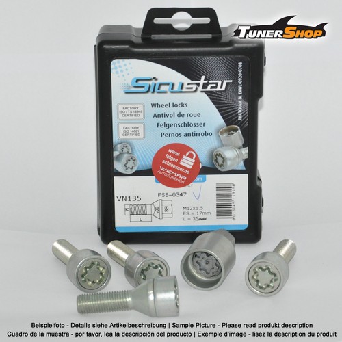 Wheel locks tapered m12x1 - wheel,
