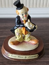 The Leonardo Collection Vintage Porcelain Figurine Circus Clown,l Vintage 