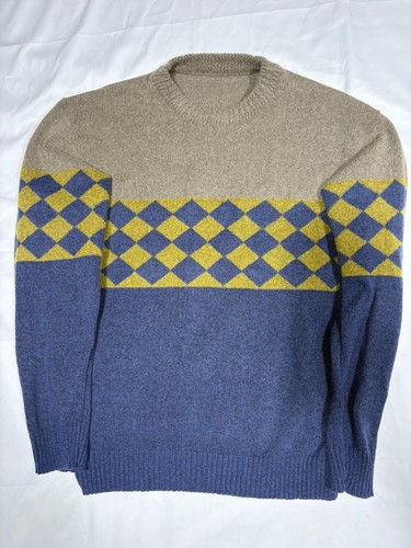 Mens vintage geometric argyle - mens,