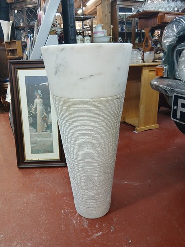 Marble and stone pedastal - marble,