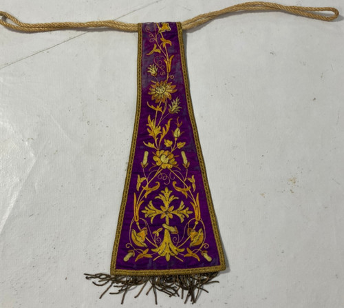 Antique velvet maniple - velvet,
