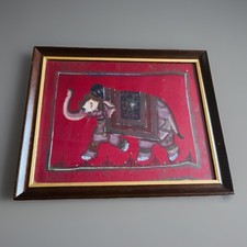 Vintage indian elephant framed - vintage,